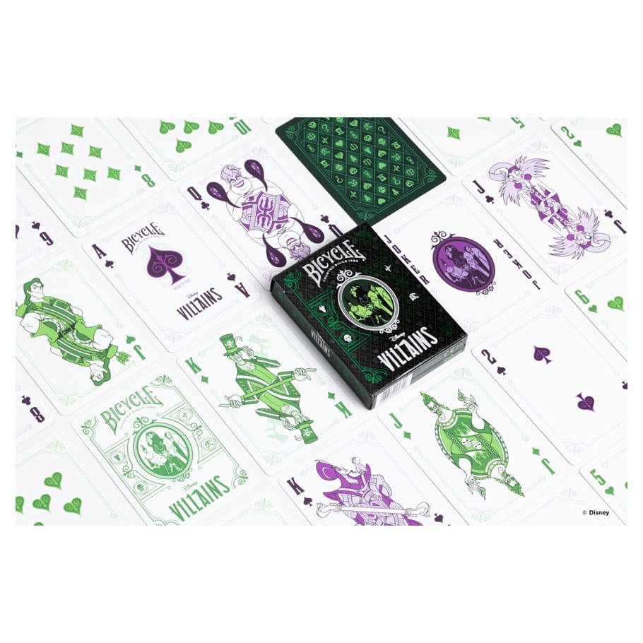 Playing Cards - Single - Disney Villains (Green/Purple) - Image 5
