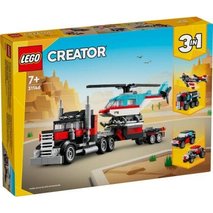 Creator - Flatbed Truck with Helicopter
