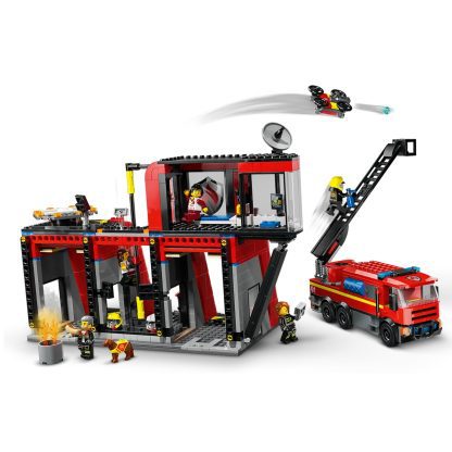 City - Fire Station with Fire Truck - Image 4