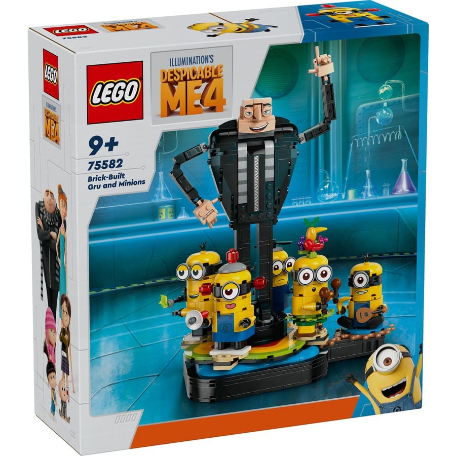 Minions - Brick-Built Gru and Minions