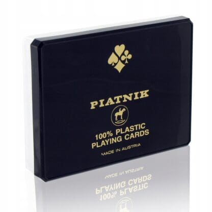 Playing Cards - Double - 100% Plastic Piatnik - 4 Index Bridge Size