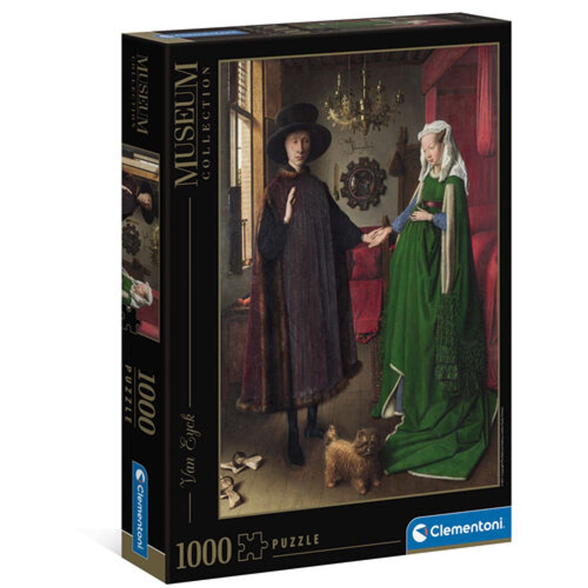 Van Eyck - Portrait of Giovanni Arnolfini and his Wife (Museum) - 1000pc