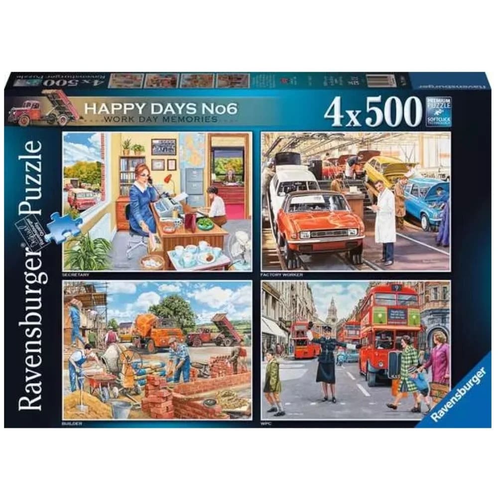 Happy Days No 6 - Work Day Memories (Trevor Mitchell) 4 X 500pc