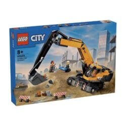 City - Yellow Construction Excavator
