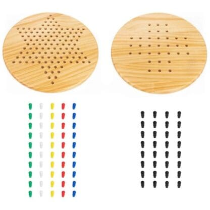 Classic Games - Wooden Solitaire / Chinese Checkers - Image 3