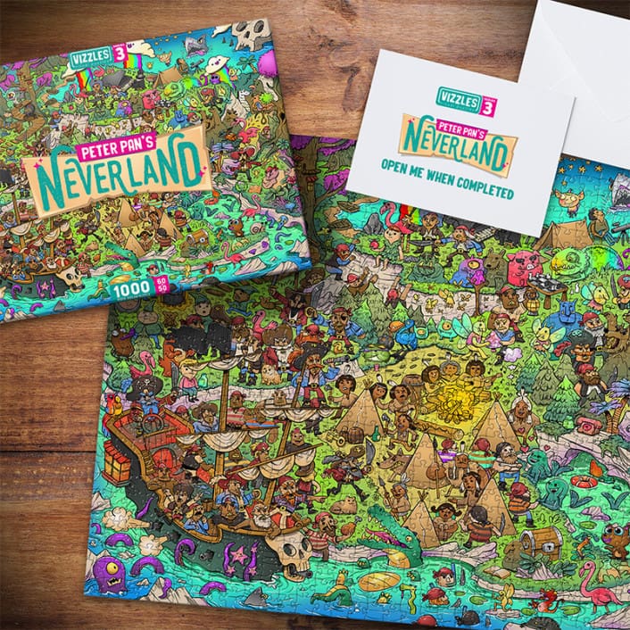 Vizzles Peter Pans Neverland 1000pc - Image 4