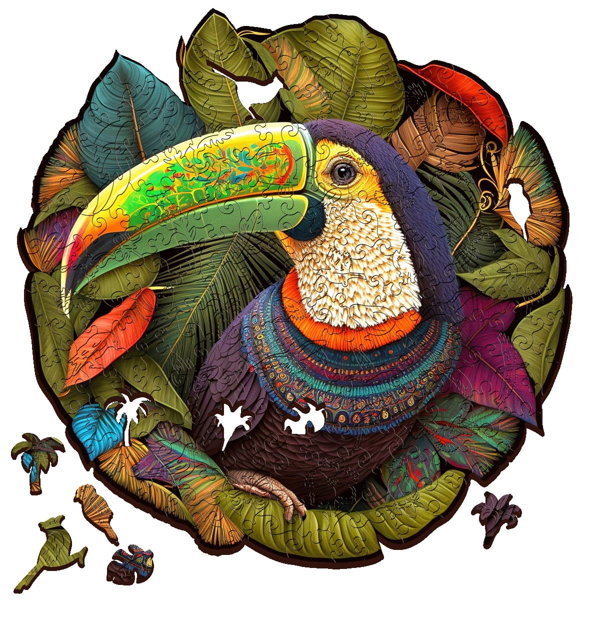 Toucan 200pc Wooden Jigsaw Puzzle