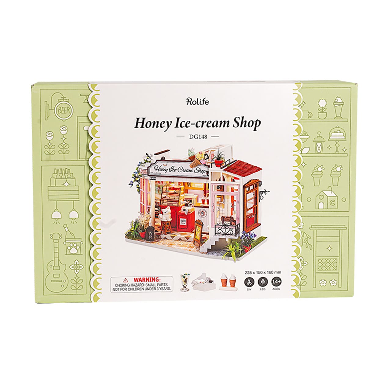 DIY Mini House - Honey Ice Cream Shop