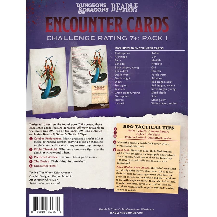 Beadle & Grimms Encounter Cards - Challenge Rating 7+: Pack 1 - Image 6