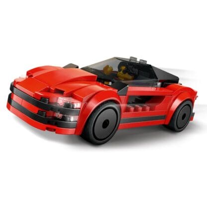 City - Red Sports Car - Image 4