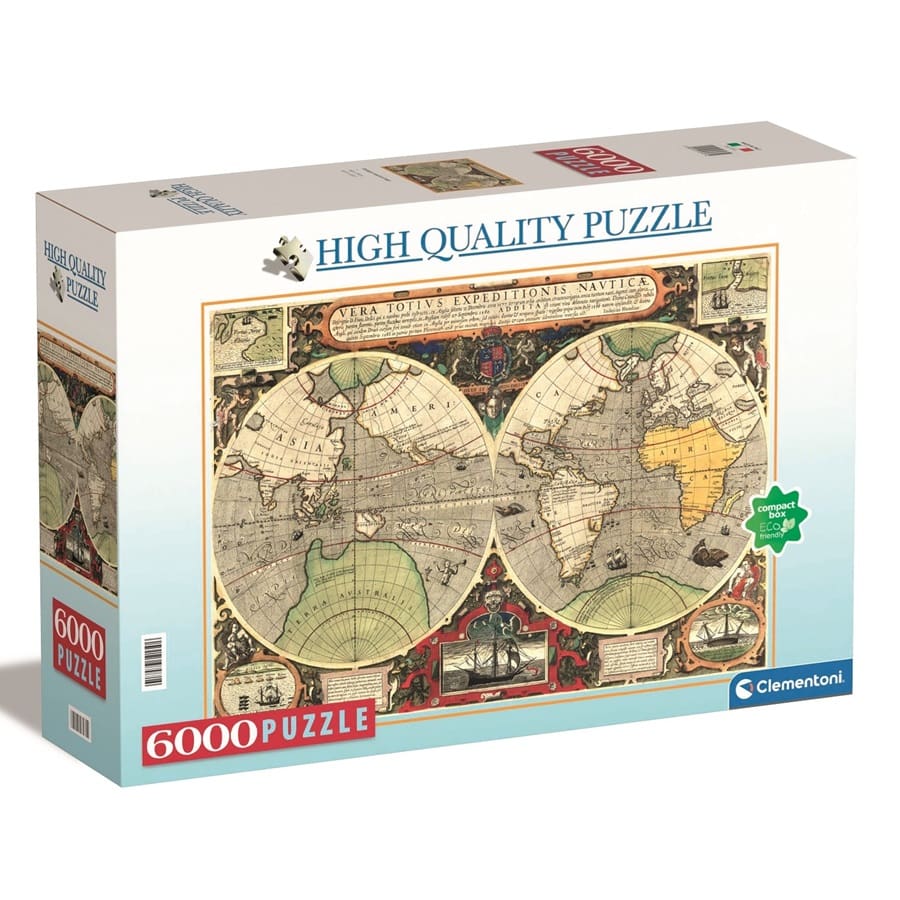 Antique Nautical Map - 6000pc