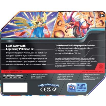 Pokemon - Slashing Legends - Tin (Single) - Image 3
