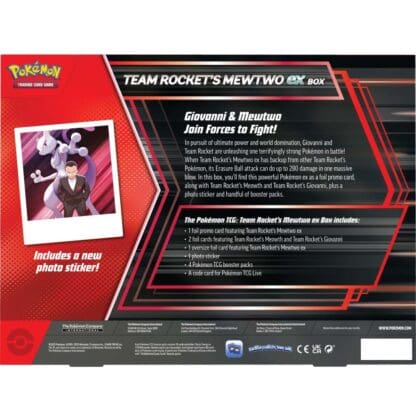 Pokemon - Team Rockets Mewtwo ex - Box - Image 2