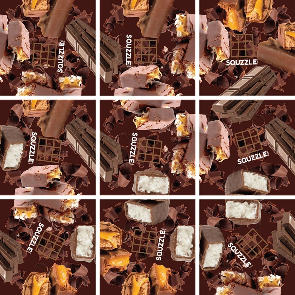 Squzzle Puzzle Chocolate Bars