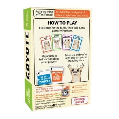 Coyote Scramble (By Exploding Kittens) - Image 3