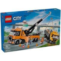 City - Heavy-Duty Recovery Tow Truck with Crane