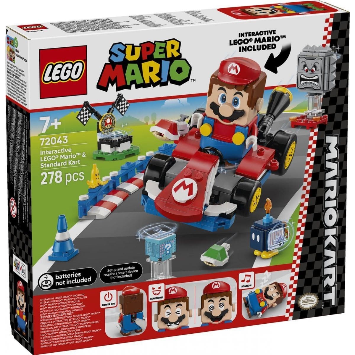 Super Mario - Mario Kart – Interactive LEGO Mario & Standard Kart