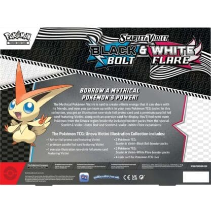 Pokemon - Black Bolt & White Flare - Unova Victini Illustration Collection - Box - Image 3