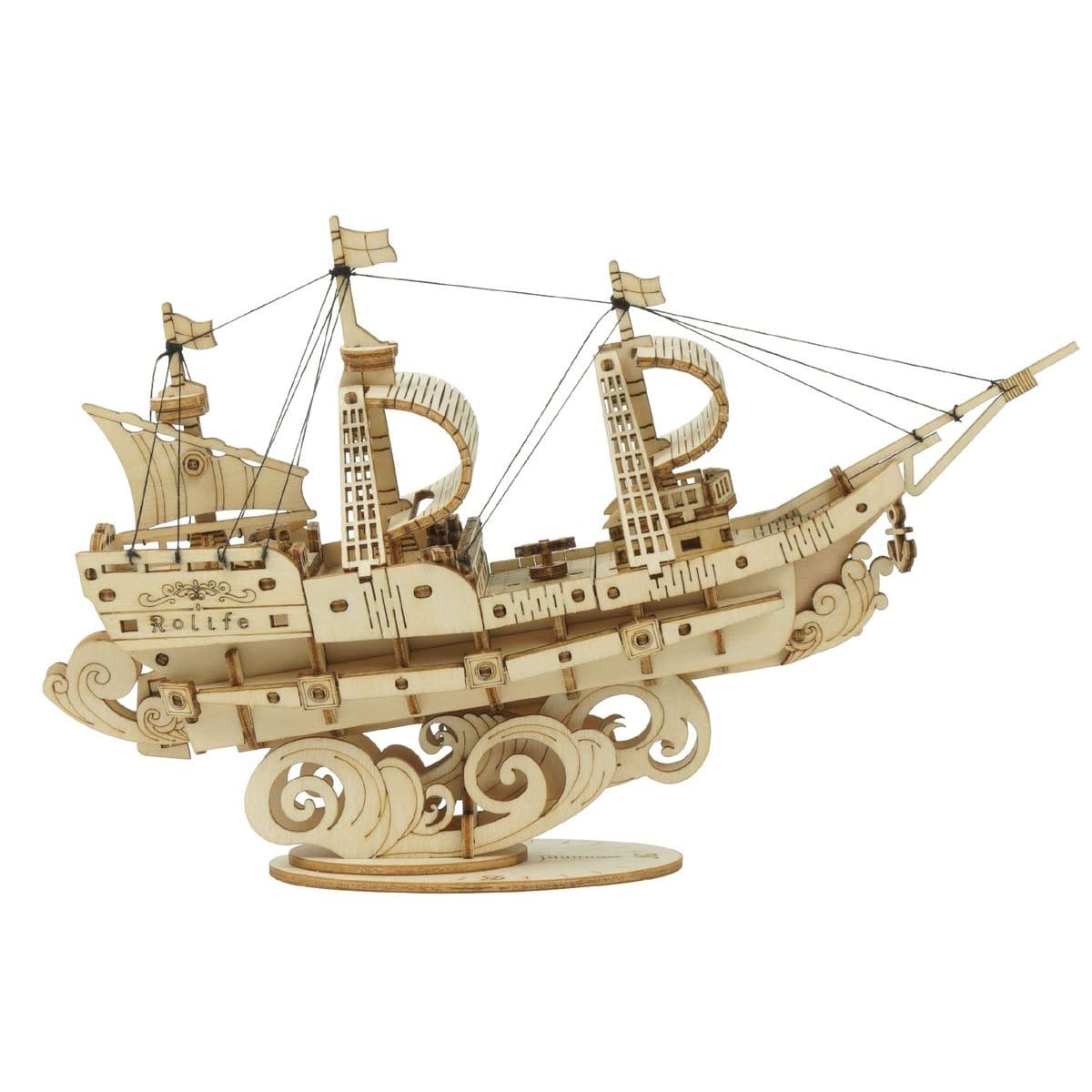 Classical 3D Wooden - Sailing Ship - Image 3
