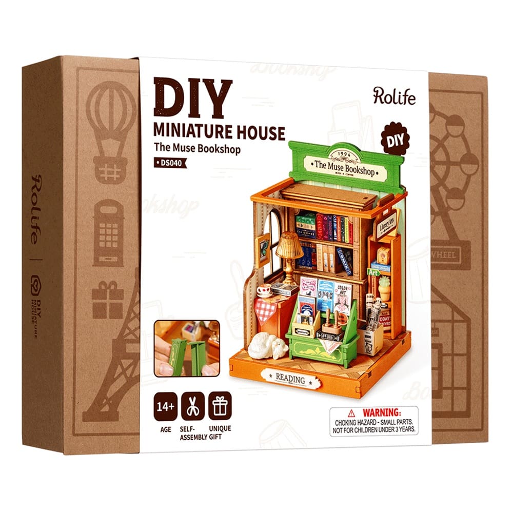 DIY Mini House - Muse Bookshop