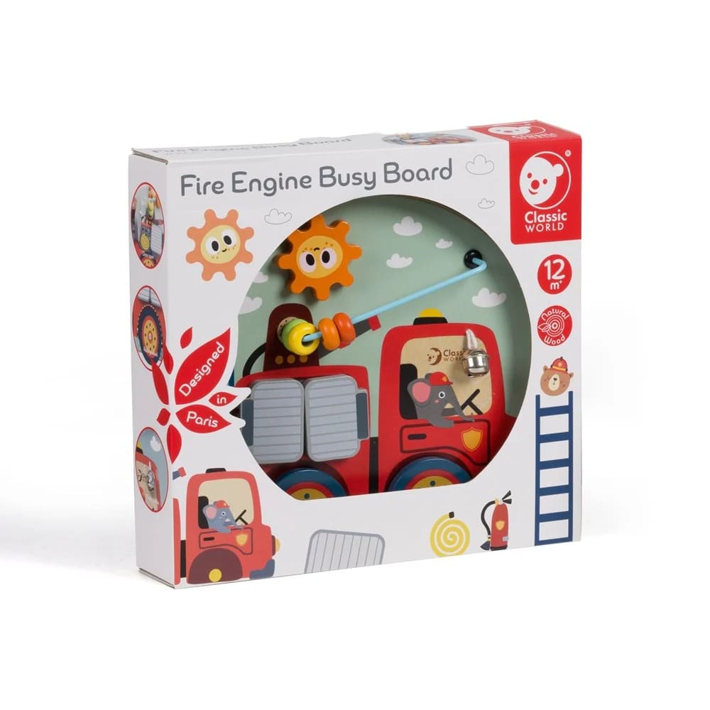 Classic World - Fire Engine Busy Board