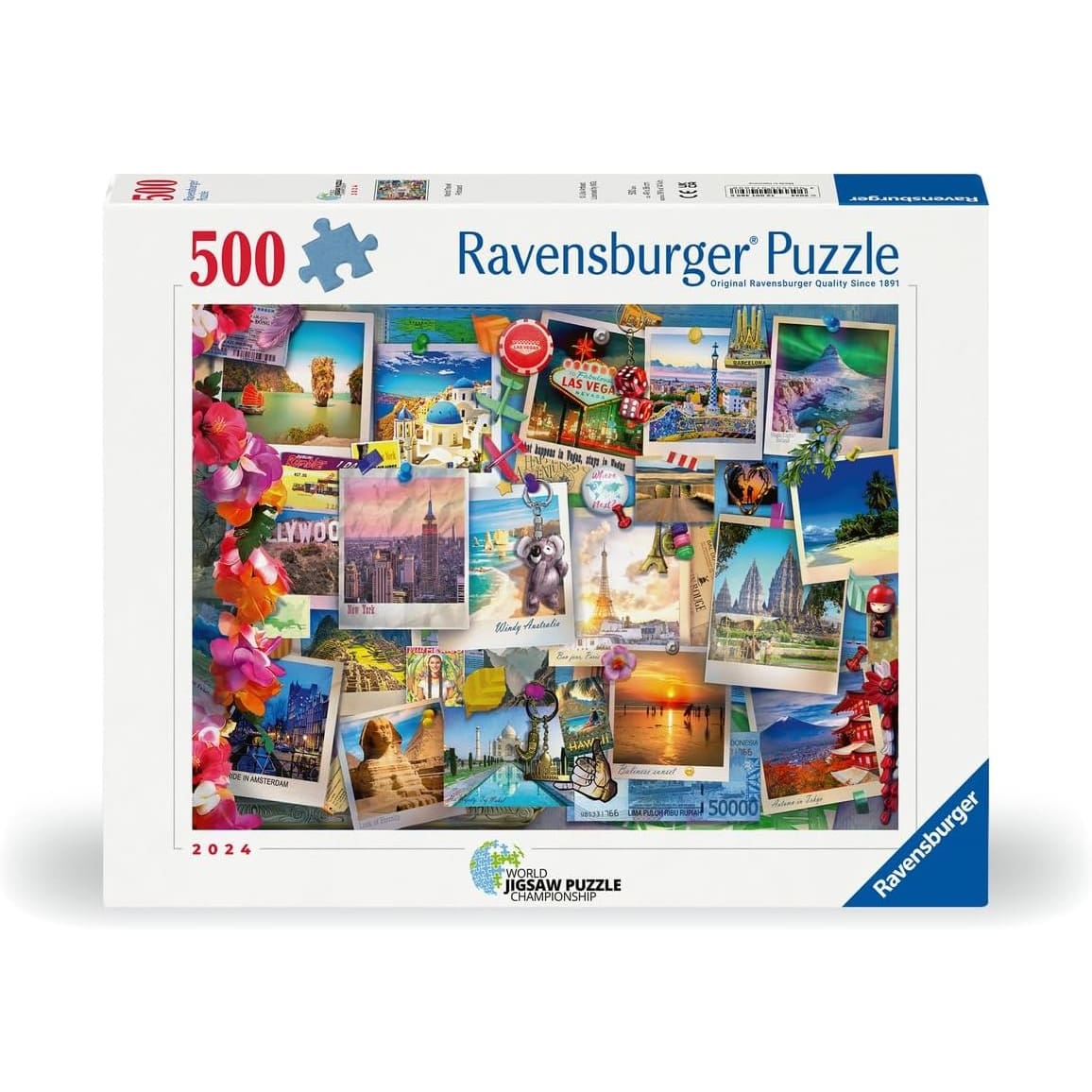World Travel Pinboard - 500pc
