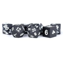 Dice Set - 4-20 - MDG Black (Metal)