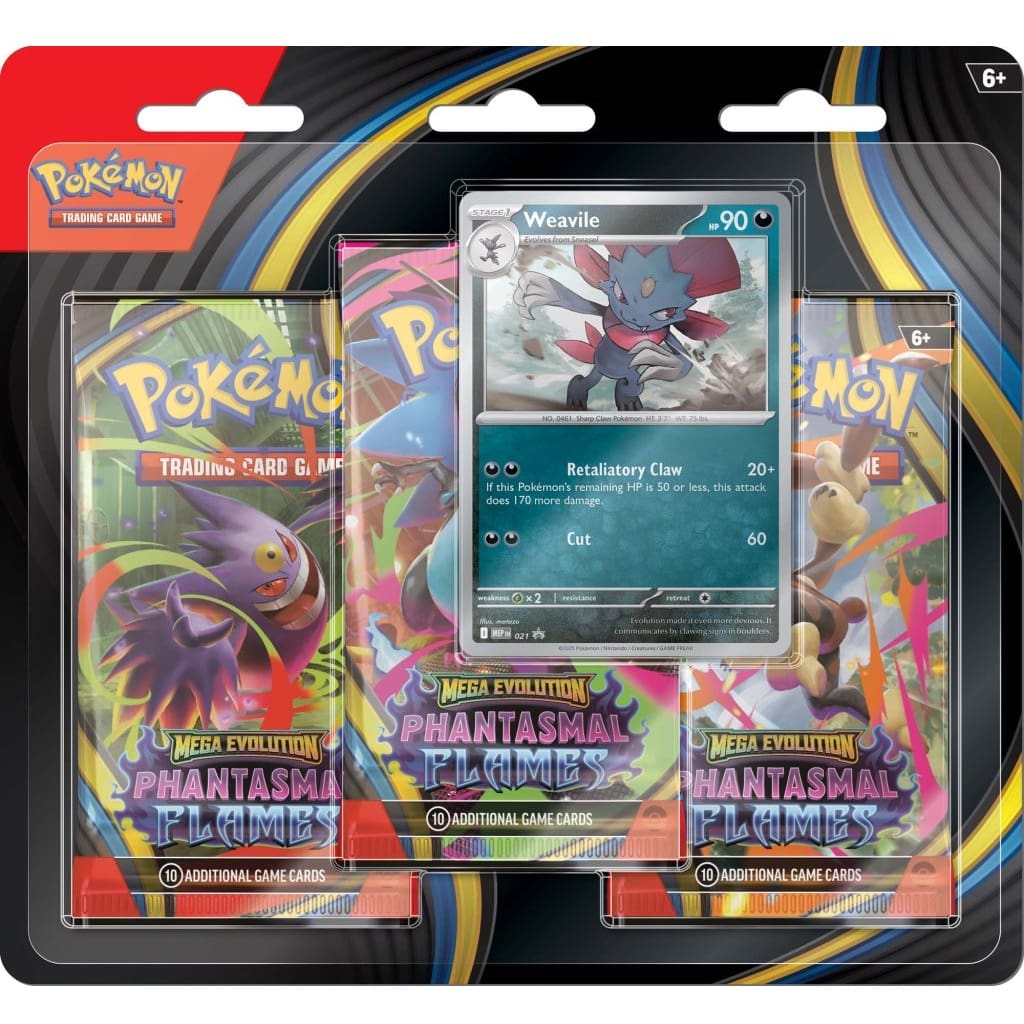 Pokemon - Phantasmal Flames - Three booster blister - Limit 1