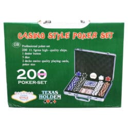 Poker Set 200pc with Case