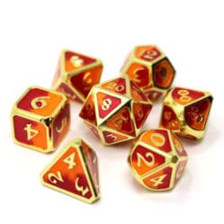 Dice Set - 4-20 - Mythica Spellbinder Phoenix (Metal)