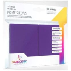 Gamegenic Prime Card Sleeves Purple (66mm x 91mm) (100 Sleeves Per Pack)