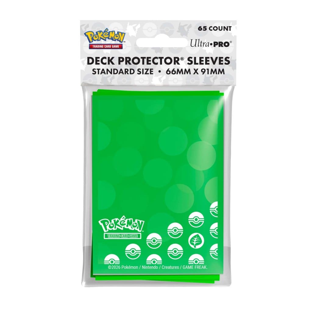 Pokemon Energy 65ct Deck Protector Sleeves Grass