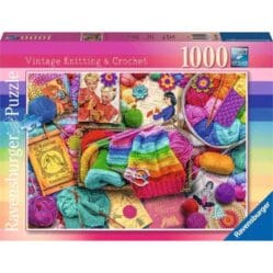 Vintage Knitting And Crochet - 1000pc