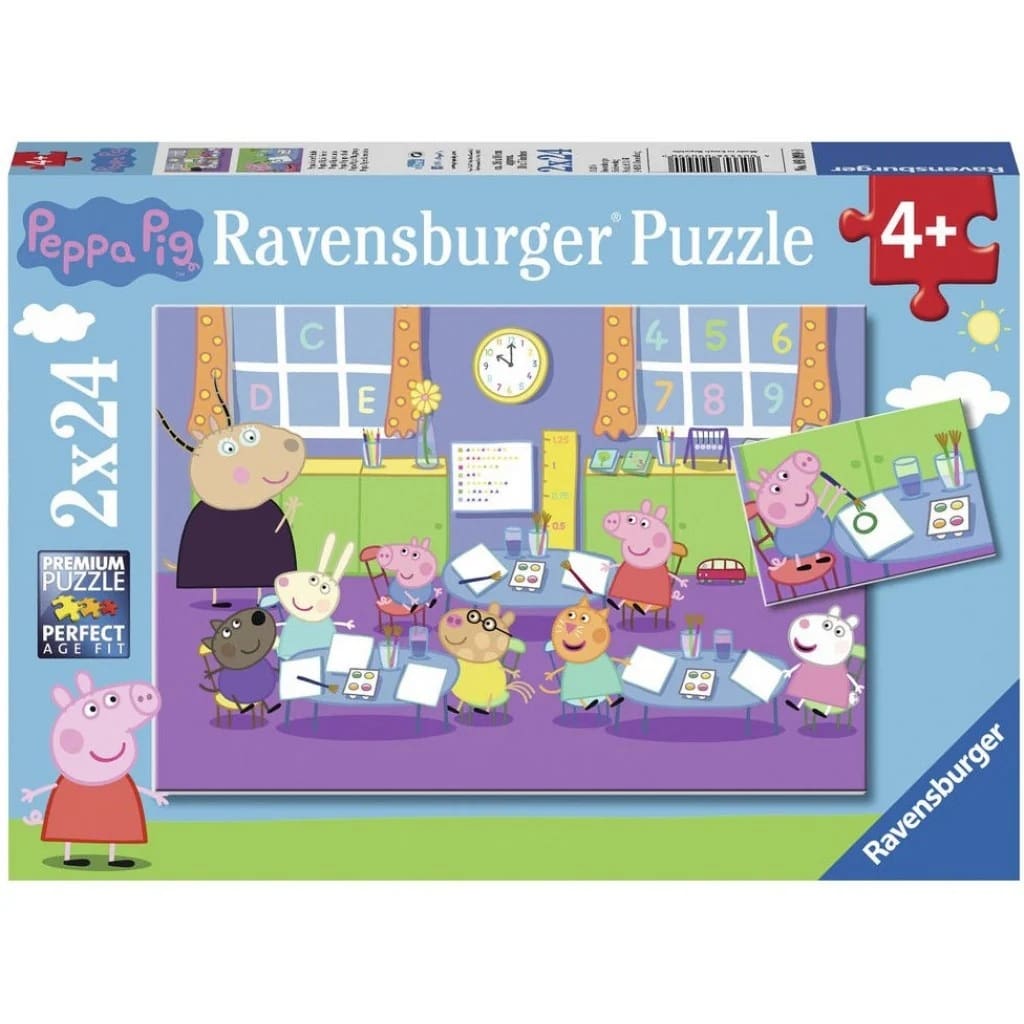Peppa Pig at Playgroup Puzzle 2x24pc