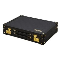 Obsidian PU Leather Backgammon 15in