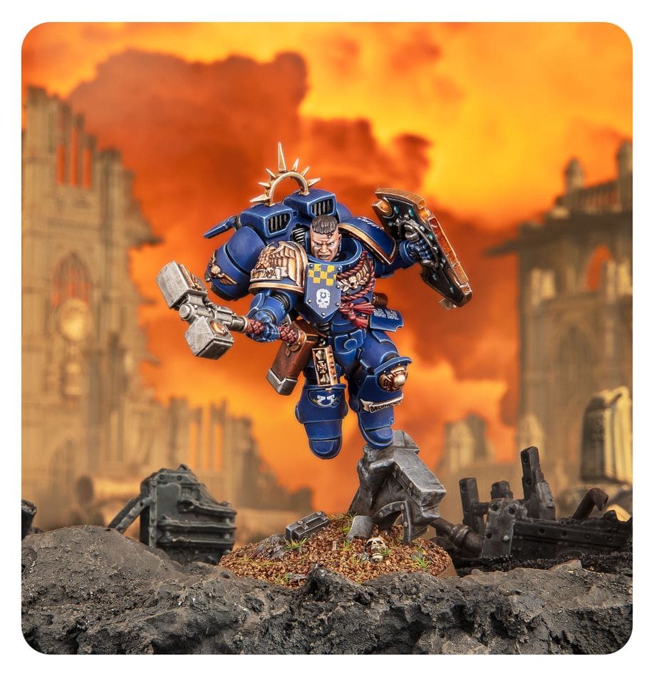48-102 Space Marines: Captain with Jump Pack & Relic Shield - Image 4