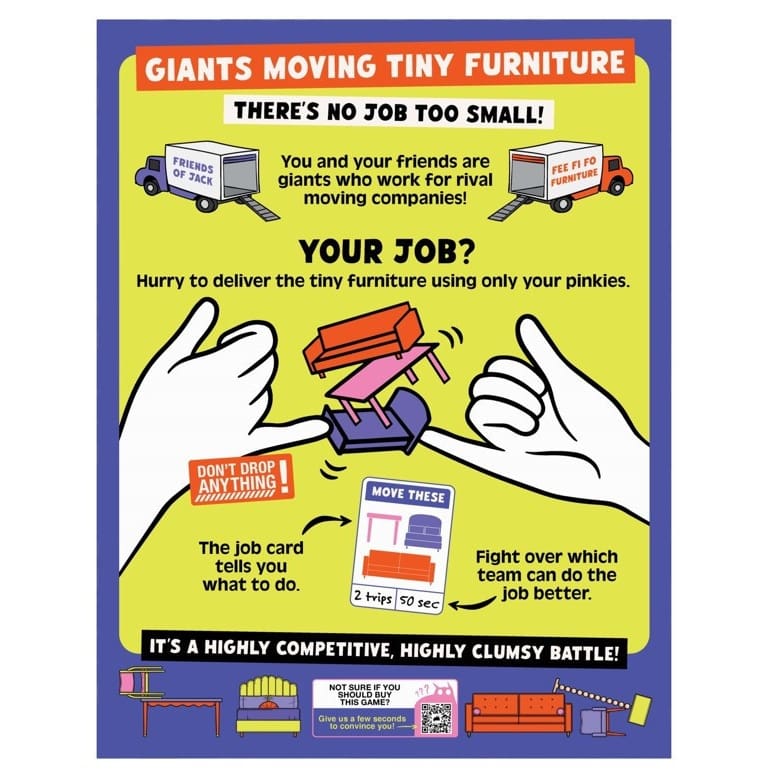 Giants Moving Tiny Furniture (By Exploding Kittens) - Image 3