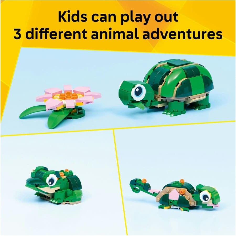 Creator - Turtle with a Water Lily Flower - Image 3