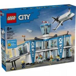 City - Airport with Airplane