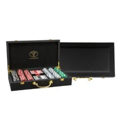PU Leather 300pc Poker Set