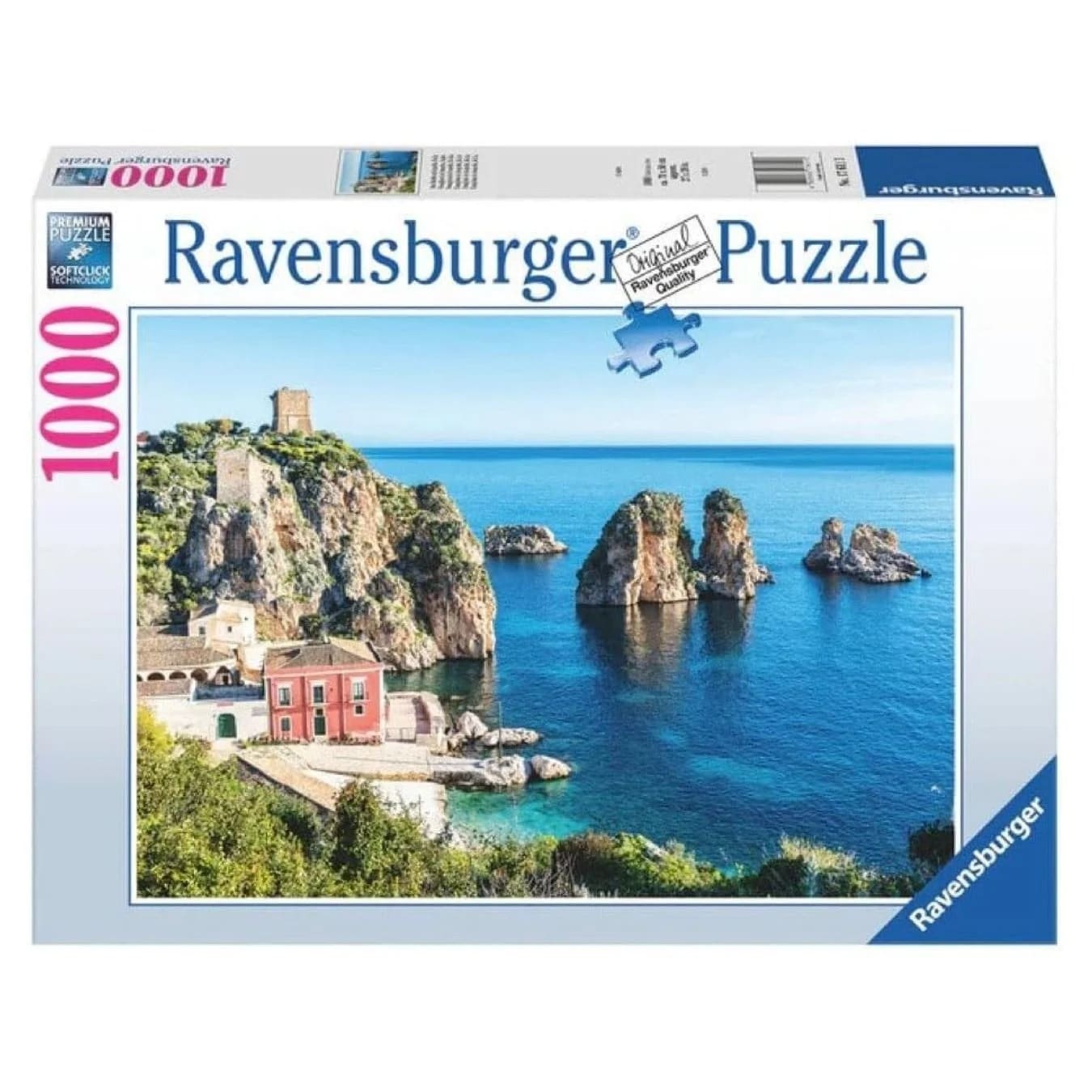 Sea Stacks Of Scopello Sicily - 1000pc
