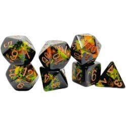 Polyhedral Brush Dice - 7D Deep Forest
