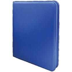 Binder - Vivid Zippered Pro Folder - 12 Pocket - Blue