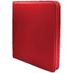 Binder - Vivid Zippered Pro Folder - 12 Pocket - Red