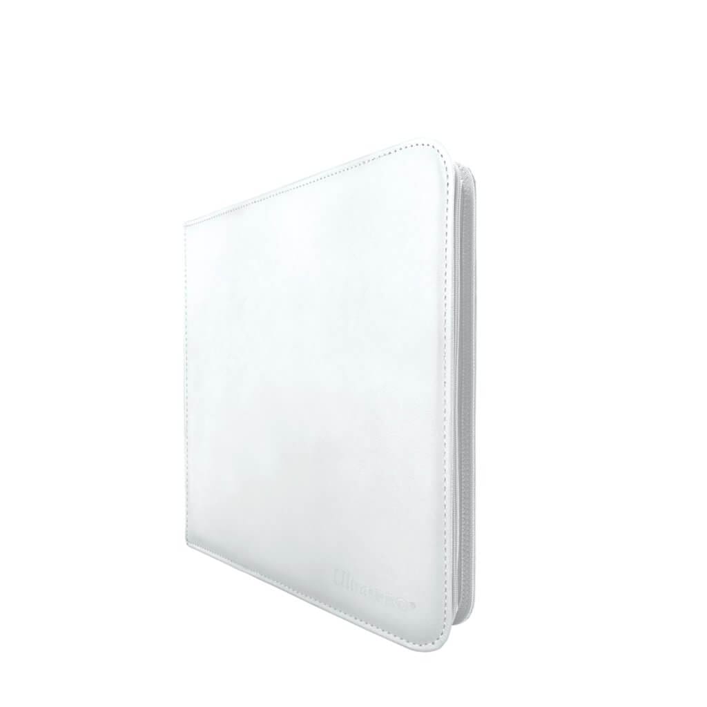 Binder - Vivid Zippered Pro Folder - 9 Pocket - White