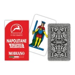 Playing Cards - Single - Italian - Napoletane Platinum (Red)