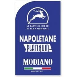 Playing Cards - Single - Italian - Napoletane Platinum (Blue)