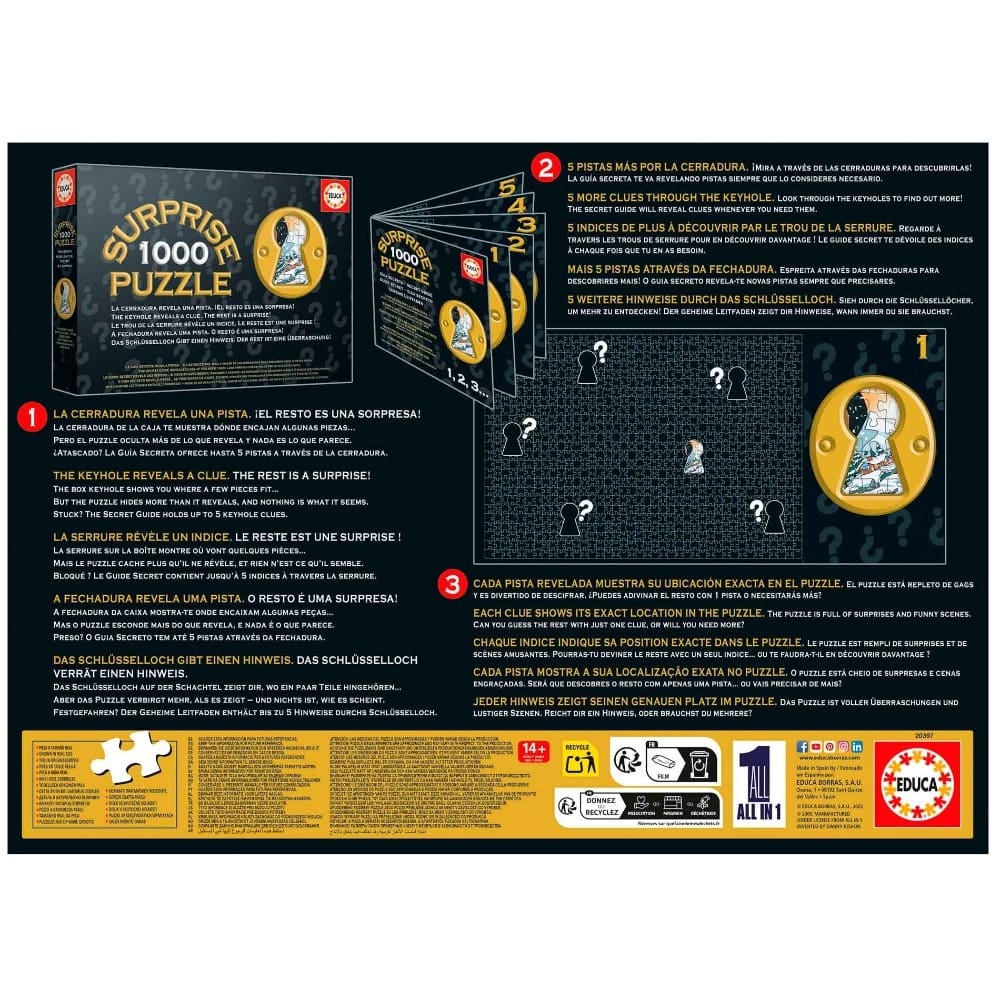 Antique Christmas - Surprise 1000pc Puzzle - Educa - Image 3