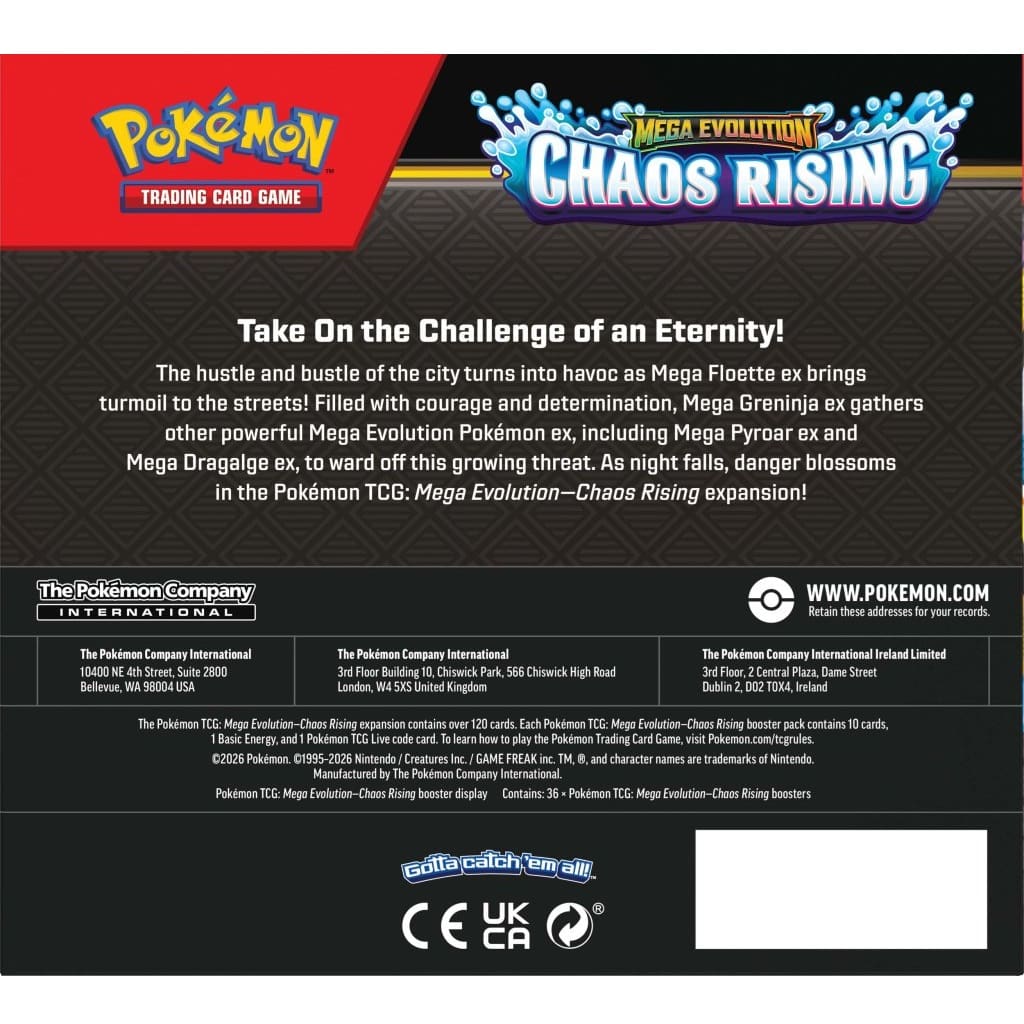 Pokemon - Chaos Rising - Booster (Box) - Limit 1 - Mind Games