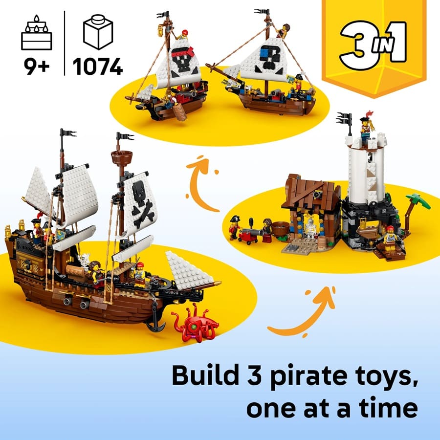 Creator - Iconic Pirate Ship - Image 3